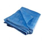 Prelata impermeabila cu inele, 80 gr/mp, rezistenta UV – 3 x 4 m