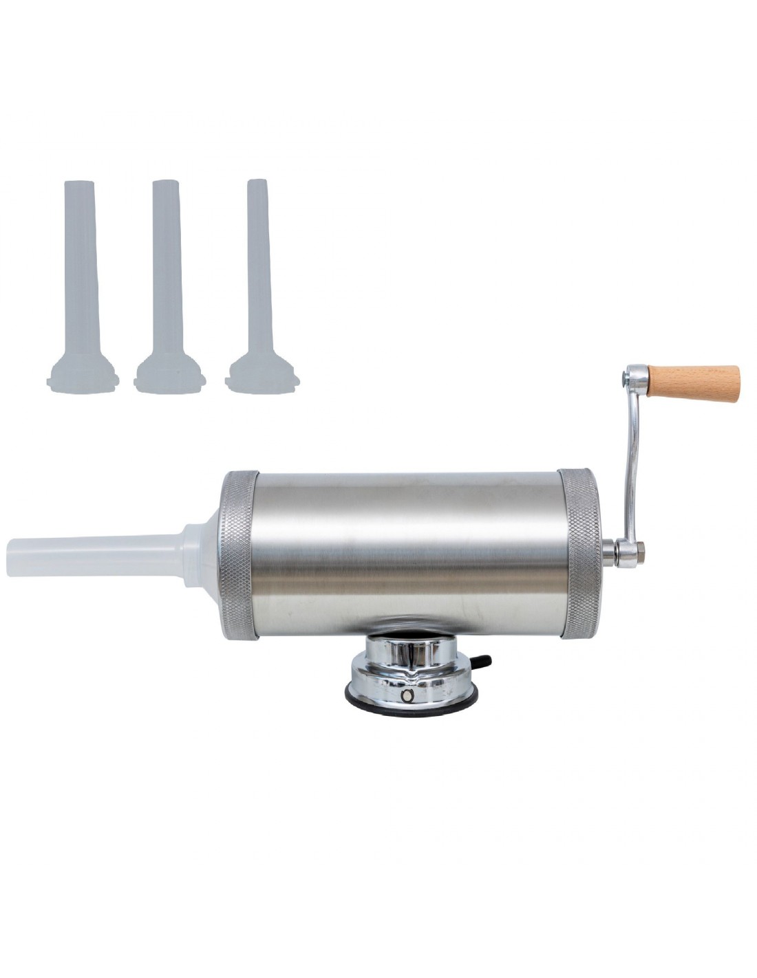 Masina din inox de umplut carnati - capacitate 2.5 kg