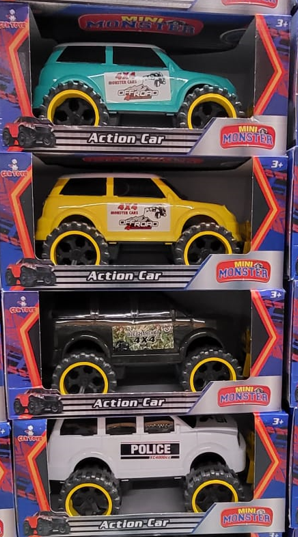 masina politie mini monster