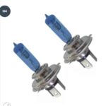 Becuri halogen H4 100W, Xenon Look, 12V, lumina 5000K