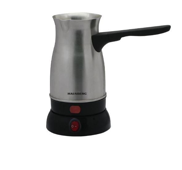 Ibric electric pentru cafea Hausberg HB-3815, Putere 800W, Capacitate 500 ml, Inox