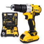Bormasina cu 2 acumulatori si incarcator, 36V, 36 Accesorii