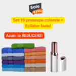 Ofertă specială Set 10 prosoape colorate + Epilator facial