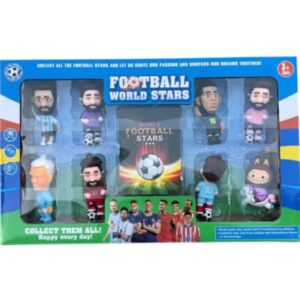 Set 8 Figurine Jucători de Fotbal – Colecție Sport, 5–7 cm