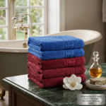 Set 5 Prosoape Baie 70×130 cm, Bumbac 100%, Densitate 500g/mp, Colorate
