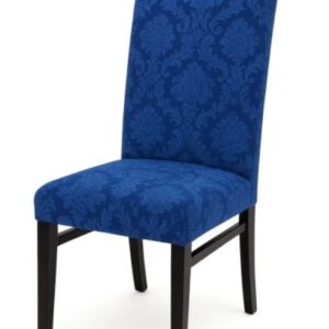 Set 6 Huse Multielastice Jacquard pentru Scaune – Protecție și Stil, Albastru