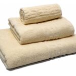 Set 3 Prosoape Baie Bumbac 100% Crem Model Grecesc 500 g